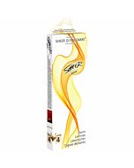 Sheer barragens de látex de baunilha Glyder folhas de sexo oral