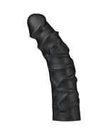 Os fúria - pénis de silicone realstico preto 20 cm