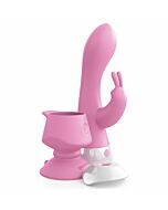 3some parede banger coelho vibrador controle remoto