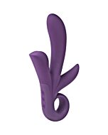 Trinity vibrador triple estimulación morado