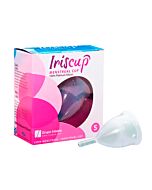 mestrual de vidro pequeno Iriscup transparente