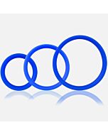 Screaming o ring pro set 3 anillos azul