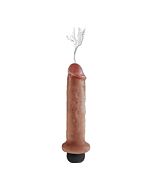 King cock pene eyaculador 22cm - mulato