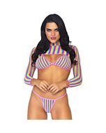 Conjunto de rede de 3 peças - arco-íris