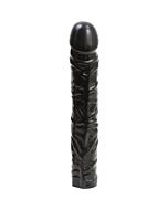 Clássico dong dildo 25 centímetros preto