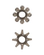 2pcs anel preto elásticos de energia