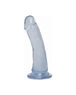 Crystal jellies slim dong 16cm - translúcido