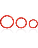 Anel Triplo Vermelho Fire