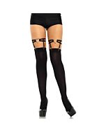 Ligas cravejadas - pretas