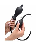 Inflador anal de silicona - negro