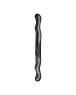 Sex please dildo doble placer 45cm - plata