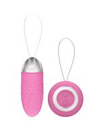 Ethan huevo vibrador control remoto rosa