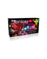 Saninex preservativos love punteado 12uds