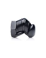 Dispositivo de castidad opaco y con nubes - negro