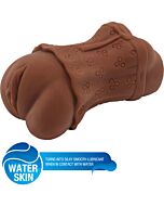 Super wet tight twat masturbador vagina con vibración - marrón