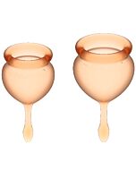 Satisfyer feel good kit copa naranja menstrual 15 + 20ml