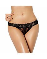 Tanga de renda rainha lingerie s / m