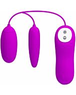 Pretty love irma huevo vibrador doble