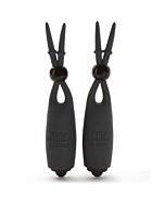 Cinquenta tons de cinza vibração grampos de mamilo