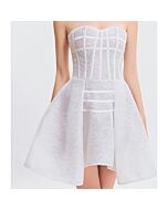 Corset con falda teenager blanco