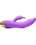 10x vem aqui vibrador de silicone g-focus - roxo