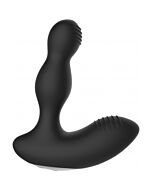 E-stimulation masajeador próstata con vibrador - negro