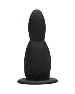 buttplug Médio silicone preta anal
