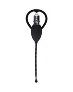 Plug uretral con bala vibradora - negro
