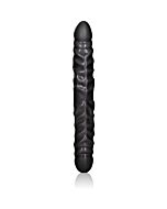 Black jack pene doble realístico 31cm - negro