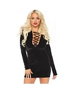 Vestido Veludo Preto