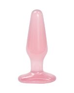 Crystal jellies plug anal mediano rosa