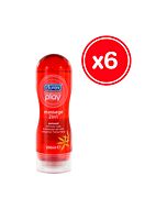 Durex gel jogo 200 ml massagem sensual (6 pcs)