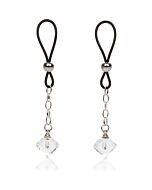 Pingentes de mamilo - joia de cristal