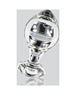 Estrela brilhante - plug de cristal