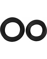 Anillos para el pene dos tamaños negro