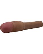 Cyberskin pene vibrador 10 cm negro