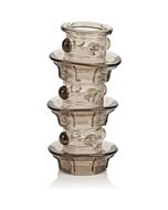 Tampa de anel triplo - cinza