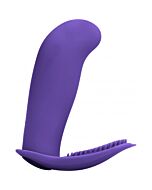 Leon vibrador silicona control remoto - morado