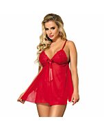 Babydoll Vermelho com Laço