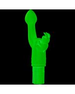 Silicone Vibrador beijo coelho rosa