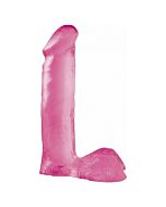 Basix pénis gelatina rosa 17 cm