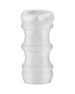 Zig zag masturbador transparente