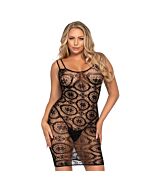 Vestido Crochet Noir