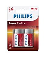 Pack Duplo de Pilhas Alcalinas Philips LR14