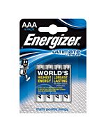 Pilhas Energizer Ultimate Lithium AAA 1,5V (Blister 4)