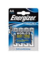 Pilhas Energizer Ultimate AA 1,5V (Blíster 4)