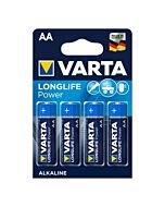 Pilhas Varta Longlife AA 4 unidades