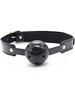 Mordaça Ohmama preta respirável