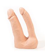 Dildo Arthus Dupla Natureza 17cm/15.5cm