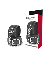 Esposas Dark Leather
Tradução para o Português:
Algemas de Couro Escuro